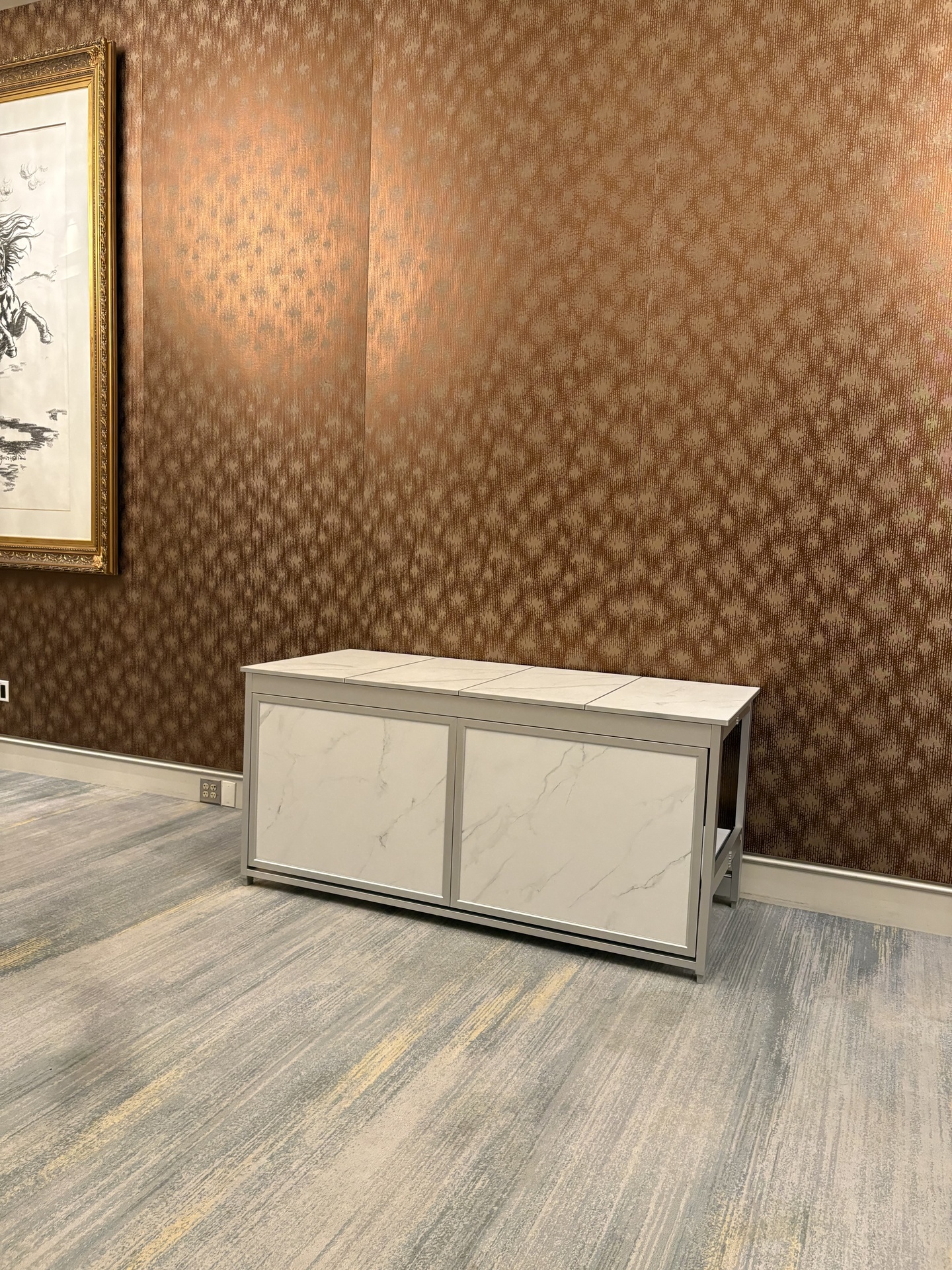 Four Seasons ATL buffet table Meveca furnishings